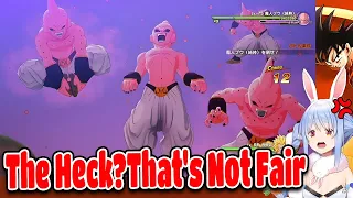 Funny Reaction When Pekora Fight Pure Majin Buu In Dragon Ball Z Kakarot Hololive【ENG SUB】