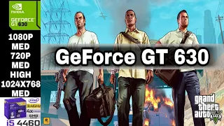 Grand Theft Auto V | Nvidia GeForce GT 630 (2GB) | i5 4460 | 16GB RAM | Benchmark