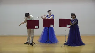 フルート吹きの休日　3楽章　Flutes en Vacances   3rd mov.  カステレード　Casterede　フルート3重奏　Flute Trio