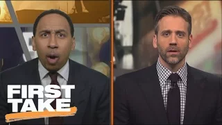 Stephen A.: Blasts Max For Likening Adrian Peterson To Frank Gore | First Take | March 1, 2017