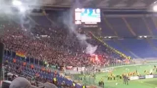 Awaystand 2015 || Feyenoord supporters in Rome