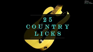 25 Country Licks  -  TheGuitarLab.net  -