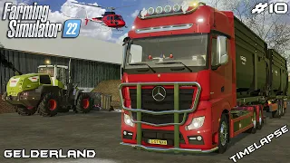 Selling 500.000L of silage with MERCEDES | Animals on Gelderland | Farming Simulator 22 | Episode 10