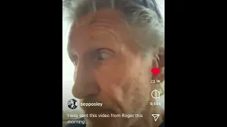 Roger Waters message for Mahsa Amini