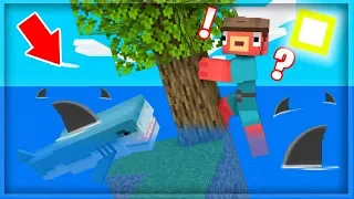 Minecraft Skyblock, ale WODA Podnosi Się Co 10 SEKUND! ( Nie umiem pływać! )