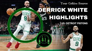 Derrick White Highlights vs Detroit Pistons | First Career Triple Double (March 18, 2024)