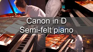 CANON in D | Semi-felt grand piano version!