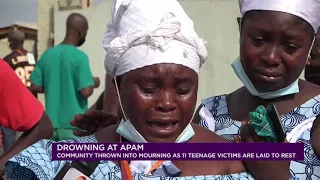 Apam thrown into a state of mourning as drowned teens are laid to rest | Citi Newsroom