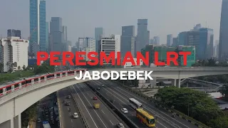 LIVE: Presiden Jokowi Resmikan LRT Terintegrasi Jabodebek, 28 Agustus 2023