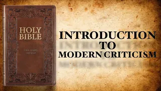 Introduction to Modern Textual Criticism - 13