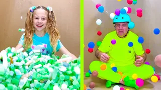 Nastya Mystery Colored Boxes Challenge and other funny kids stories