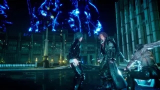 FFXV Ardyn's battle ft. Glaive and the Bros