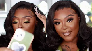 SOFT GLAM MAKEUP LOOK WITH A POP OF COLOR | INSTAGRAM BADDIE | BRIANA MARIE