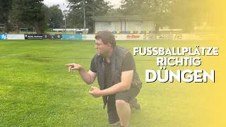 Dünger auf Fußballplätzen - Wichtige Tipps & Tricks!