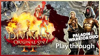 Divinity: Original Sin 2 | Paladin / Warrior Duo | Fort Joy / Island | Longplay  | No Commentary