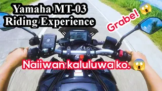 Yamaha MT-03 riding experience. Naiiwan kaluluha ko. Grabe! 😍