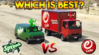 GTA 5 ONLINE : SPRUNK VAN VS E-COLA TRUCK (WHICH IS BEST?)