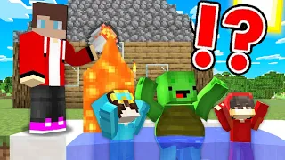 7 Ways to Prank JJ and FAT Mikey CASH and NICO Secutiry House in Minecraft - Maizen