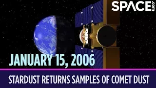 OTD in Space – January 15: Stardust Spacecraft Returns Samples of Comet Dust
