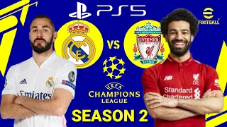 eFootball 2022 Season 2 Gameplay Real Madrid vs Liverpool - Dream Team Gameplay / NEXT-GEN - 60FPS