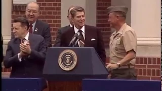 President Reagan's Remarks to Marine Recruits on Parris Island on June 4, 1986