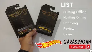 Hunting Offline & Online Unboxing Paket Hot item Hot Wheels 55th Anniversary Black Yellow 2023