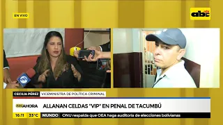 Allanan celdas "vip" en penal de Tacumbú