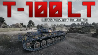 T-100 LT: A Day that should be forgotten forever | World of Tanks