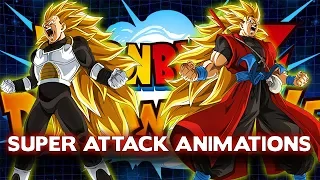 NEW SUPER DRAGON BALL HEROES SUPER ATTACK CARD ANIMATIONS!! | Dragon Ball Z Dokkan Battle