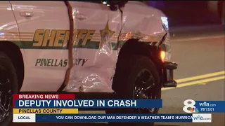 Pinellas County deputy involved in Friday morning crash