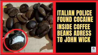 Italian Police found cocaine hidden in coffee beans