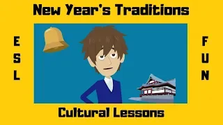 New Year's Traditions in Canada, the USA and Japan | Cultural Awareness | ESL Conversation