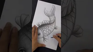 Easy 3D Fish Drawing #ytshorts #shorts #viral #fishdraw
