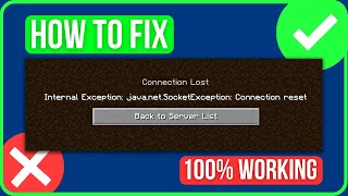 [FIXED] Minecraft Internal Exception Java.Net.Socketexception Connection Reset (2024)
