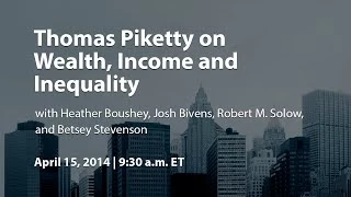 Thomas Piketty on Wealth, Income and Inequality