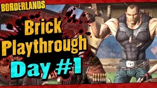 Borderlands | Brick Reborn Playthrough Funny Moments And Drops | Day #1