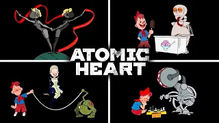 ATOMIC HEART - All Secret Cartoons and Soviet Boy Animations (4K)