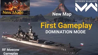 Modern Warships - First Gameplay New Domination Game Mode - New Map