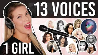 1 GIRL 13 VOICES (Ariana Grande, Lady Gaga, Selena Gomez, Cher and many more)