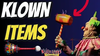 ALL klown ITEMS EXPLAINED | Killer Klowns from outer Space game