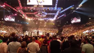 CONOR MCGREGOR AND CHAD MENDES WALKOUT - UFC 189