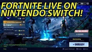 FORTNITE LIVE ON THE NINTENDO SWITCH! WITH SUPERNOVA