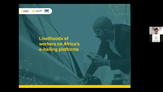 Webinar: Livelihoods of workers on e-hailing platforms