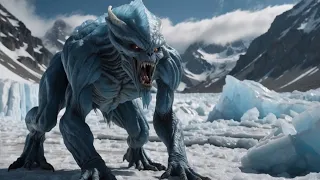 Glacial Demonic Alien. 3D AI. Stable Diffusion.