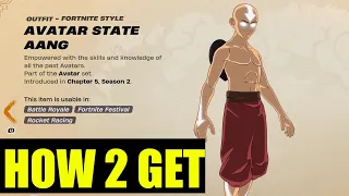 How to unlock avatar state aang - fortnite (get chi and chakras)