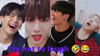 bts funny tiktok video ||bts try not to laugh 🤣😂