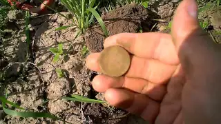 Поиск монет 2015 май.Удачный коп.