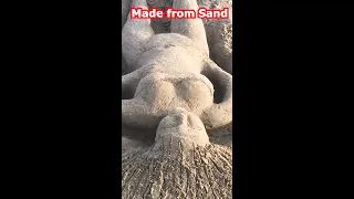 Maiden created from sand #shorts How It's Done