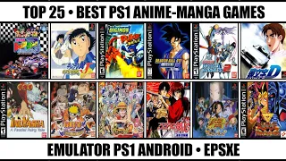 Top 25 Best Anime Games For PS1 | Best PS1 Games | Emulator PS1 Android