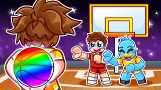 I Pretended to be a NOOB in Roblox Basketball Simulator, Then Used My $100,000 Ball!